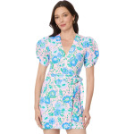 Юбка Lilly Pulitzer Sailynn Short-Sleeve Romper, цвет Conch Shell Pink Rumor Has It - фото