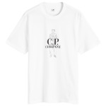 Футболка C.P. Company British Sailor T-Shirt, цвет Gauze White - фото