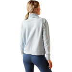 Рубашка Ariat Fern 1/2 Zip Sweatshirt, цвет Heathered Glacier Lake - фото 2