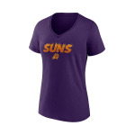 Женская фиолетовая футболка Phoenix Suns Hometown Collection On Fire с v-образным вырезом Fanatics - фото 2