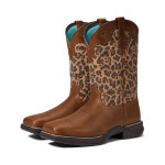 Ботинки Ariat Anthem Savanna Western Boot, цвет Tortuga/Leopard Print - фото