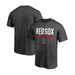 Мужская темно-серая футболка Boston Red Sox Win Stripe Fanatics, серый - фото 3