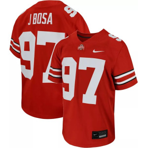 Футбольная майка Nike Youth Ohio State Buckeyes Scarlet Replica Джои Боса # 1