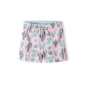 Шорты для плавания ALL OVER PRINT MINOTI, цвет light pink green