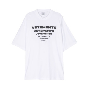 VETEMENTS футболка с логотипом, белый