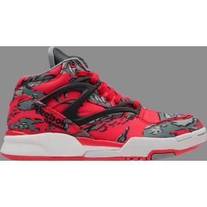 Кроссовки stash x pump omni lite '25th anniversary camo - red' Reebok, красный