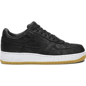 Кроссовки Nike Fragment Design x CLOT x Air Force 1 'Black Silk', черный