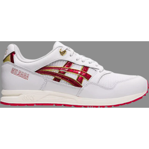 Кроссовки gel saga 'white speed red' Asics, белый