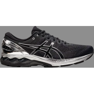 Кроссовки gel kayano 27 platinum 'black pure silver' Asics, черный