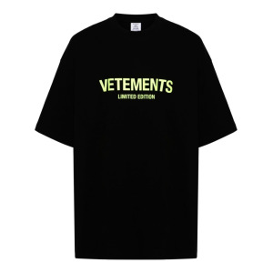 VETEMENTS футболка с логотипом, черный