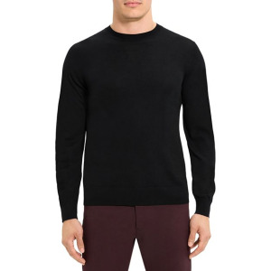 Свитер Regal Merino с круглым вырезом Theory, цвет Black