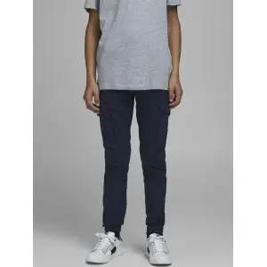 Брюки-карго Jack & Jones Junior "JPSTPAUL JJFLAKE AKM 542 NOOS MNI", синий