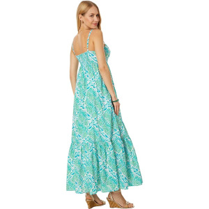 Платье Lilly Pulitzer Hiedi Cotton Maxi Dress, цвет Prism Blue Good Greef Engineered Maxi Dress