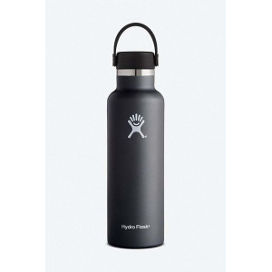 Термобутылка Hydro Flask, 21 унция, стандартная гибкая крышка, черный