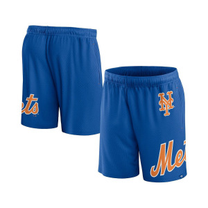 Мужские брендовые шорты из клинчерной сетки Royal New York Mets Fanatics