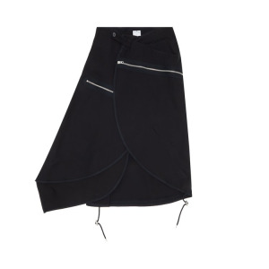 Юбка Courrèges Modular Long Skirt, черный