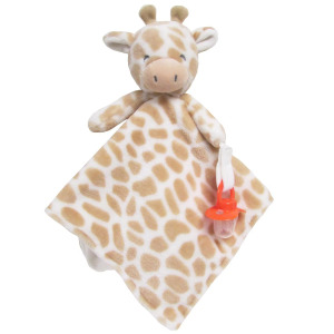 Плюшевое защитное одеяло Carter's Giraffe с зажимом для соски Carter's