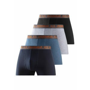 Боксеры HIS Boxer, цвет navy, blau-meliert, grau-meliert, schwarz