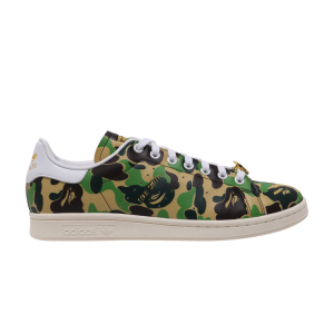 Кроссовки Adidas BAPE x Stan Smith, зеленый