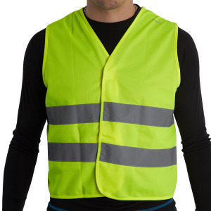 Детский велосипедный жилет Hi-Vis - неоновый желтый Btwin