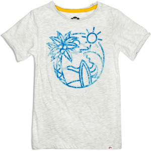 Футболка Appaman Day Surf Short Sleeve Tee, цвет Cloud Heather