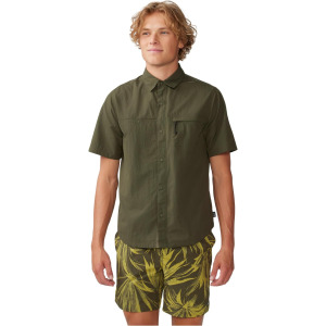 Рубашка Mountain Hardwear StryderShort Sleeve Shirt, цвет Dark Pine