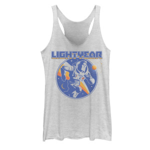 Юниорская майка Disney/Pixar Lightyear Round Alt Lightyear Sketch Racerback Tank Licensed Character