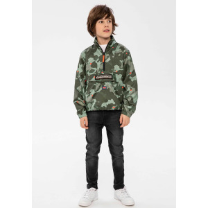 Куртка демисезонная CAMO MINOTI, цвет khaki black