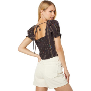 Топ Free People Seratonin Corset Top, цвет Espresso Bean