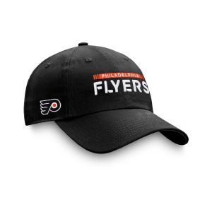 Черная мужская фирменная регулируемая кепка Philadelphia Flyers Authentic Pro Rink Fanatics