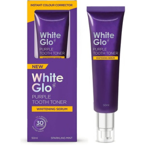 Отбеливающая сыворотка с фиолетовым тоником для зубов, White Glo