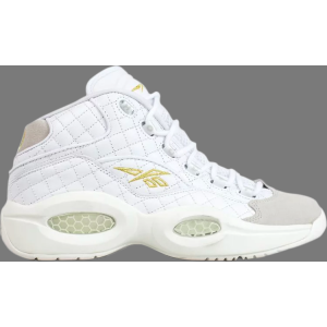 Кроссовки question mid 'white party' Reebok, белый