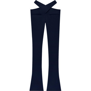 Брюки Courrèges Stretch Crepe Criss Cross Trouser 'Navy', синий