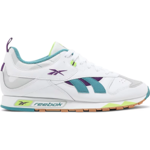 Кроссовки classic leather rc 1.0 'white regal purple' Reebok, белый