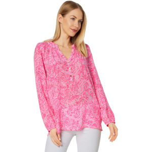 Эльза Топ Lilly Pulitzer, цвет Pink Blossom Foxy Llama