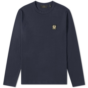 Футболка Belstaff Long Sleeve Patch Logo Tee