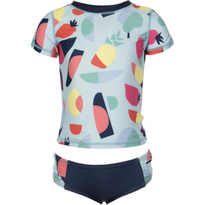 Шорты для плавания Appaman Colorful Print Zuma Rashguard Set, цвет Fruit