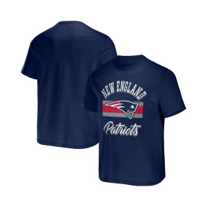 Мужская футболка в полоску nfl x darius rucker by navy new england patriots Fanatics, синий