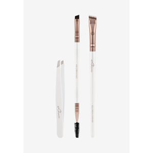 Набор для макияжа Prime Brow Kit Luvia Cosmetics, цвет pearl white/coffee brown