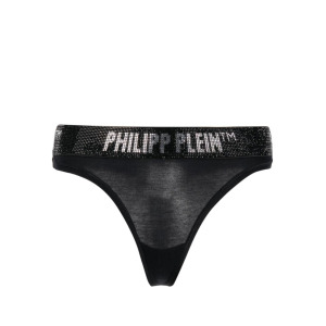 Philipp Plein трусы-стринги с логотипом, черный