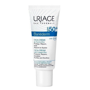 Крем для лица и тела Uriage Bariederm CICA SPF50+, 40 мл