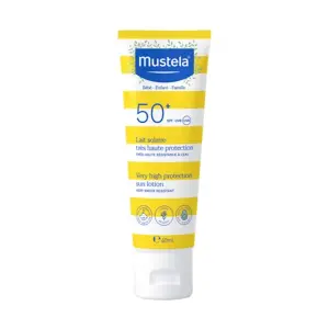 Специальный солнцезащитный крем для лица Leche Solar Facial Alta Protección Bebé Mustela, 40 ml