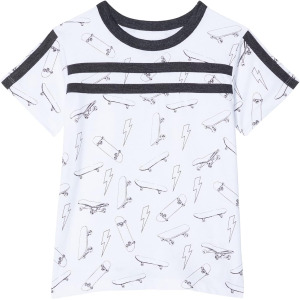 Футболка Chaser Skateboard Lightning Bolts Tee, белый