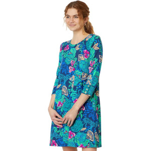 Платье Lilly Pulitzer Solia Chillylilly Upf 50+, нави