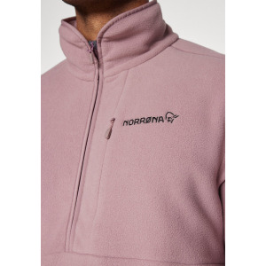 Флисовый джемпер FEMUND WARM HALFZIP UNISEX Norrøna, цвет Berry