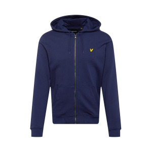 Худи на молнии Lyle & Scott, темно-синий