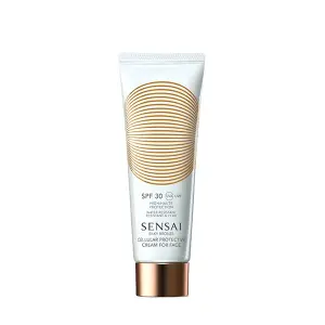 Антивозрастной солнцезащитный крем для лица Silky Bronze Cellular Protective Cream For Face Spf 30 Sensai, 50 ml