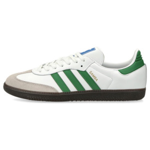 Кроссовки adidas originals Samba Series Skateboarding Shoes Unisex Low-top Green, слоновая кость