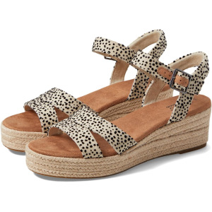 Туфли TOMS Audrey, цвет Fog Flocked Mini Cheetah